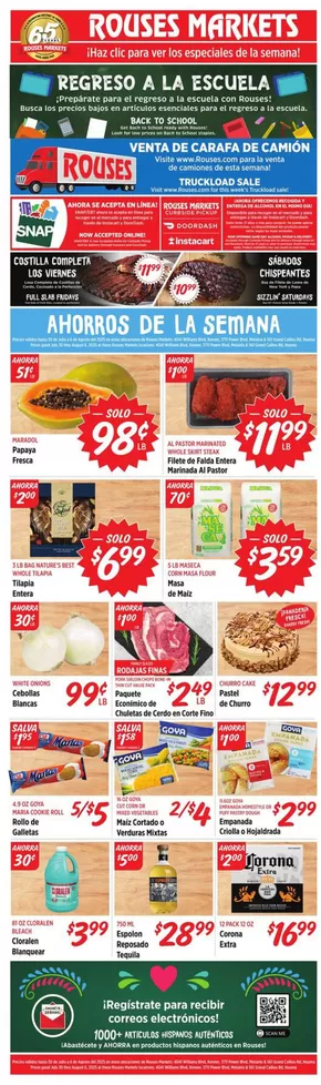 Rouses catalogue in Long Beach MS | Great offer for bargain hunters | 2025-07-30T00:00:00.000Z - 2025-08-06T00:00:00.000Z