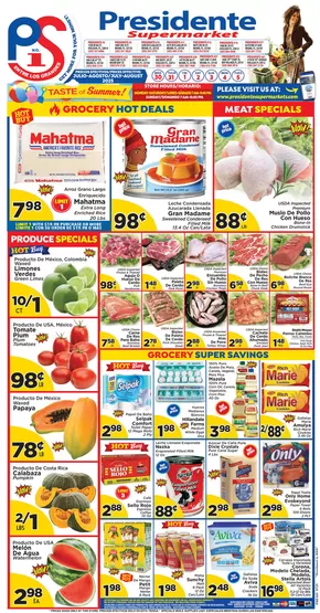 Presidente catalogue in Hialeah FL | Presidente weekly ad | 2025-07-01T00:00:00.000Z - 2025-08-31T00:00:00.000Z