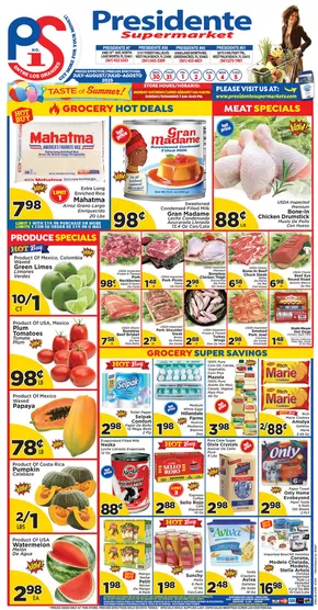 Presidente catalogue in Delray Beach FL | Top offers for all bargain hunters | 2025-07-30T00:00:00.000Z - 2025-08-05T00:00:00.000Z