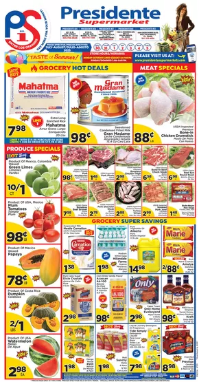 Presidente catalogue in Hialeah FL | Special offers for you | 2025-07-01T00:00:00.000Z - 2025-08-31T00:00:00.000Z