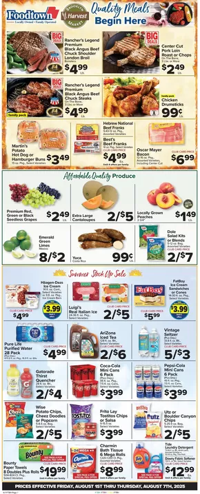 Foodtown supermarkets catalogue in Rego Park NY | Special offers for you | 2025-08-01T00:00:00.000Z - 2025-08-07T00:00:00.000Z