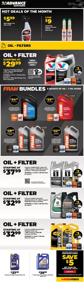 Advance Auto Parts catalogue in Morrisville NC | AUG2025DigitalFlyer | 2025-07-31T00:00:00.000Z - 2025-08-27T00:00:00.000Z