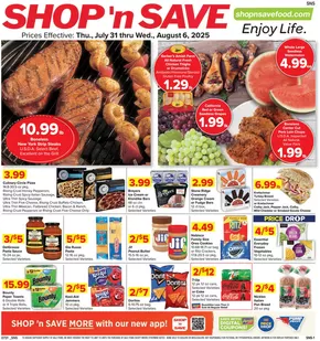 Shop 'n Save catalogue in Scott Township PA | Shop 'n Save Weekly ad | 2025-07-31T00:00:00.000Z - 2025-08-06T00:00:00.000Z