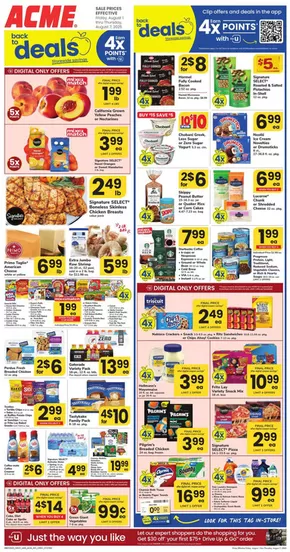 ACME catalogue in Fort Lee NJ | Weekly Ad | 2025-08-01T00:00:00.000Z - 2025-08-07T00:00:00.000Z