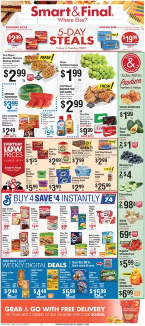 Smart & Final catalogue in Cleveland OH | Our best bargains | 2025-08-01T00:00:00.000Z - 2025-08-05T00:00:00.000Z