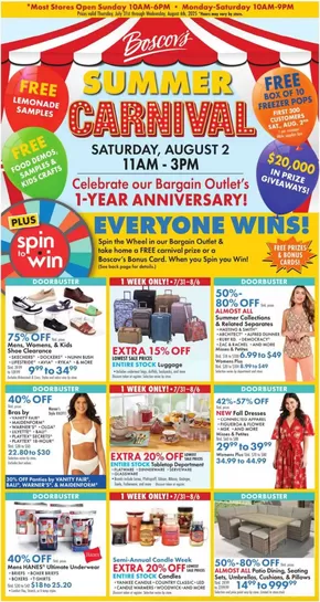 Boscov's catalogue in Wilmington DE | Weekly Ads Boscov's | 2025-07-31T00:00:00.000Z - 2025-08-06T00:00:00.000Z