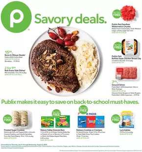 Publix catalogue in Riverview FL | Offers for bargain hunters | 2025-07-31T00:00:00.000Z - 2025-08-06T00:00:00.000Z
