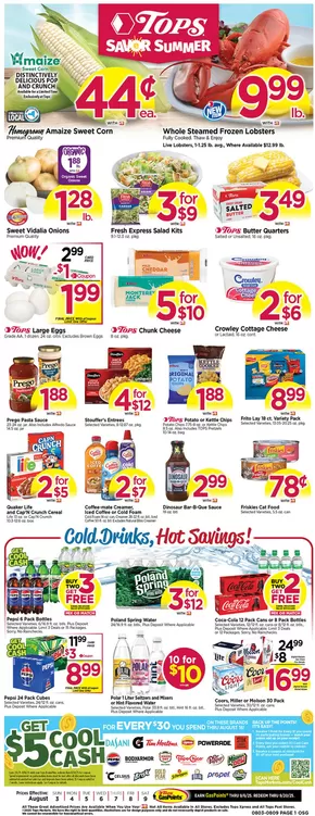 Tops catalogue in Valrico FL | Weekly Specials | 2025-08-03T00:00:00.000Z - 2025-08-09T00:00:00.000Z