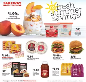 Fareway catalogue in Carlisle IA | Current bargains and offers | 2025-08-04T00:00:00.000Z - 2025-08-09T00:00:00.000Z