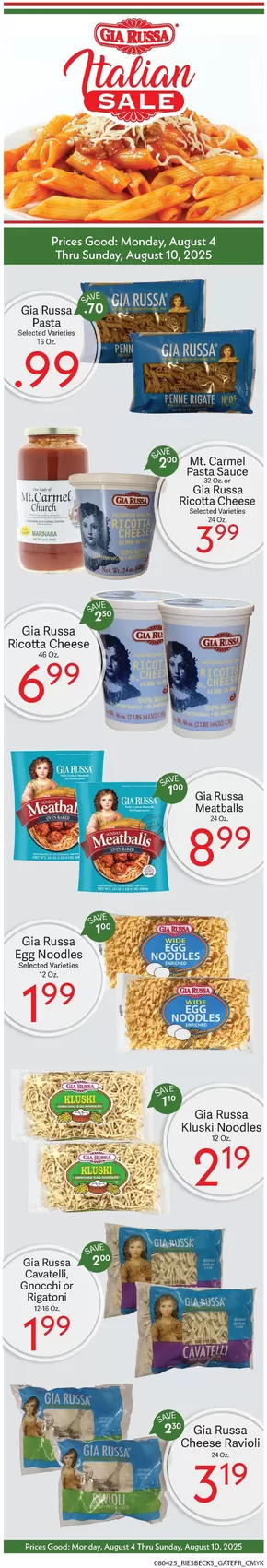 Riesbeck catalogue in Valrico FL | Great offer for bargain hunters | 2025-08-04T00:00:00.000Z - 2025-08-10T00:00:00.000Z