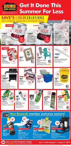 Valu Home Centers catalogue in Janesville WI | Valu Home Centers weekly ad | 2025-08-03T00:00:00.000Z - 2025-08-09T00:00:00.000Z