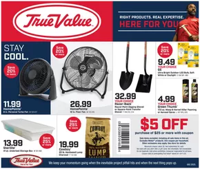 True Value catalogue in Janesville WI | Current bargains and offers | 2025-08-01T00:00:00.000Z - 2025-08-11T00:00:00.000Z