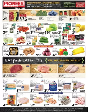 Pioneer Supermarkets catalogue in South Charleston WV | Pioneer Supermarkets weekly ad | 2025-08-04T00:00:00.000Z - 2025-08-10T00:00:00.000Z
