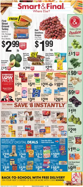 Smart & Final catalogue in Lake Wales FL | Our best offers for you | 2025-08-05T00:00:00.000Z - 2025-08-07T00:00:00.000Z