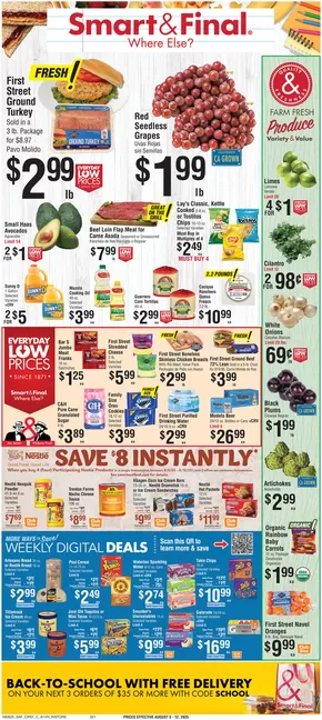 Smart & Final catalogue in Inglewood CA | Save now with our deals | 2025-08-05T00:00:00.000Z - 2025-08-07T00:00:00.000Z