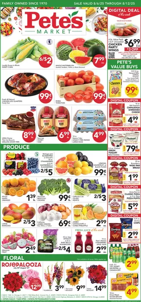 Pete's Fresh Market catalogue in Ramona CA | Top deals for all customers | 2025-08-06T00:00:00.000Z - 2025-08-12T00:00:00.000Z