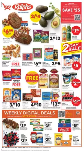 Ralphs catalogue in Ramona CA | Great offer for bargain hunters | 2025-08-06T00:00:00.000Z - 2025-08-13T00:00:00.000Z