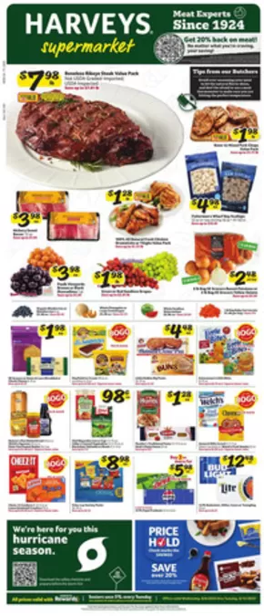 Harveys Supermarkets catalogue in Urbana OH | Current special promotions | 2025-08-06T00:00:00.000Z - 2025-08-12T00:00:00.000Z