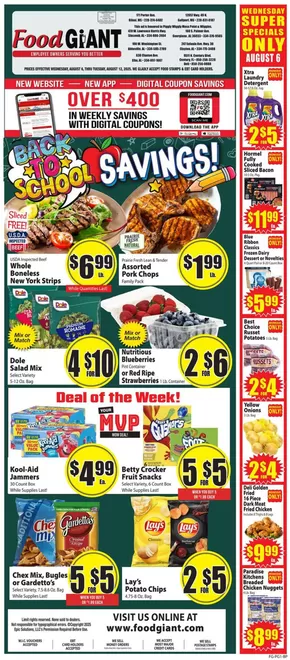 Food Giant catalogue in Egg Harbor Township NJ | Weekly Ad | 2025-08-06T00:00:00.000Z - 2025-08-12T00:00:00.000Z