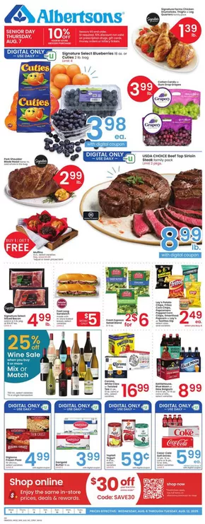 Albertsons catalogue in Bozeman MT | Our best bargains | 2025-08-06T00:00:00.000Z - 2025-08-12T00:00:00.000Z