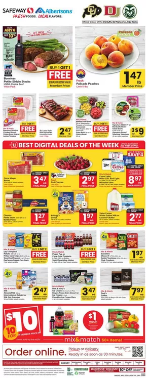 Albertsons catalogue in Port Royal SC | Top deals and discounts | 2025-08-06T00:00:00.000Z - 2025-08-12T00:00:00.000Z