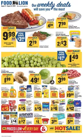 Food Lion catalogue in Lockeford CA | Wide range of offers | 2025-08-06T00:00:00.000Z - 2025-08-12T00:00:00.000Z