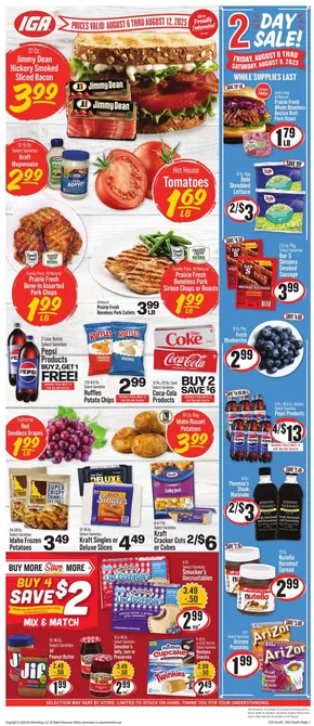 IGA catalogue in Lemoore CA | Discounts and promotions | 2025-08-06T00:00:00.000Z - 2025-08-12T00:00:00.000Z