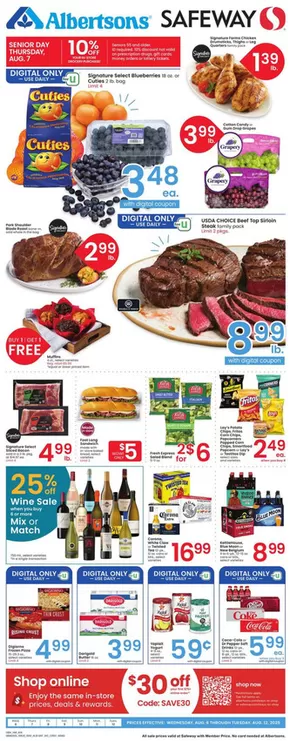 Safeway catalogue in Bozeman MT | Attractive special offers for everyone | 2025-08-06T00:00:00.000Z - 2025-08-12T00:00:00.000Z