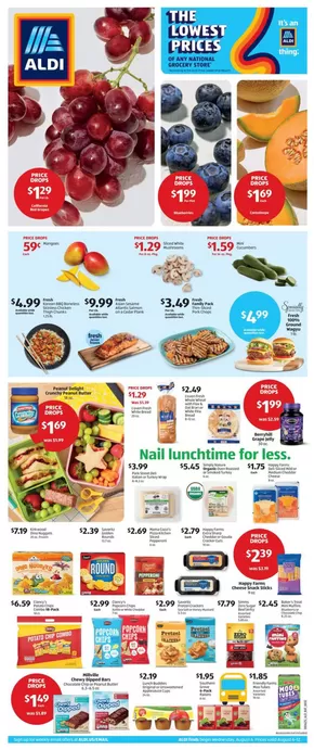 Aldi catalogue in Cottonwood AL | Weekly Ad | 2025-08-06T00:00:00.000Z - 2025-08-12T00:00:00.000Z