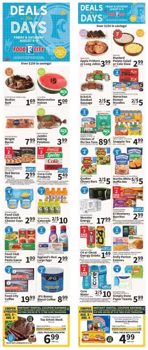 Food City catalogue in Paragould AR | Food City Weekly ad | 2025-08-06T00:00:00.000Z - 2025-08-12T00:00:00.000Z