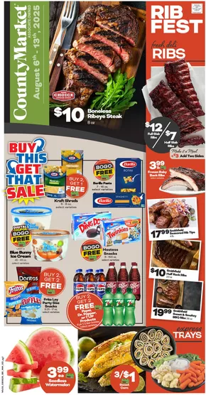 County Market catalogue in Pana IL | County Market Weekly ad | 2025-08-06T00:00:00.000Z - 2025-08-13T00:00:00.000Z