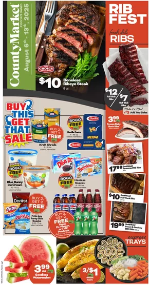 County Market catalogue in Yorktown VA | Top offers for all bargain hunters | 2025-08-06T00:00:00.000Z - 2025-08-13T00:00:00.000Z