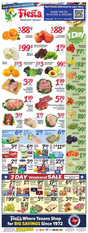 Fiesta Mart catalogue in Paragould AR | Top deals for all customers | 2025-08-06T00:00:00.000Z - 2025-08-12T00:00:00.000Z