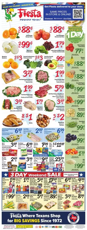 Fiesta Mart catalogue in Paragould AR | Current bargains and offers | 2025-08-06T00:00:00.000Z - 2025-08-12T00:00:00.000Z