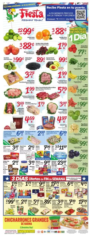 Fiesta Mart catalogue in Paragould AR | Exclusive deals and bargains | 2025-08-06T00:00:00.000Z - 2025-08-12T00:00:00.000Z