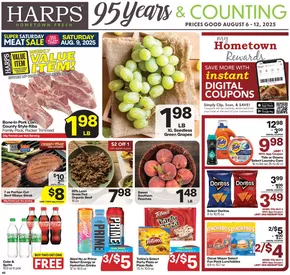 Harp's Market catalogue in Storrs Mansfield CT | Top deals and discounts | 2025-08-06T00:00:00.000Z - 2025-08-12T00:00:00.000Z