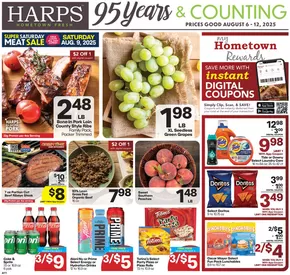 Harp's Market catalogue in Storrs Mansfield CT | Current deals and offers | 2025-08-06T00:00:00.000Z - 2025-08-12T00:00:00.000Z