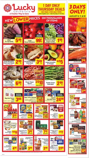Lucky Supermarkets catalogue in Storrs Mansfield CT | Weekly | 2025-08-06T00:00:00.000Z - 2025-08-12T00:00:00.000Z
