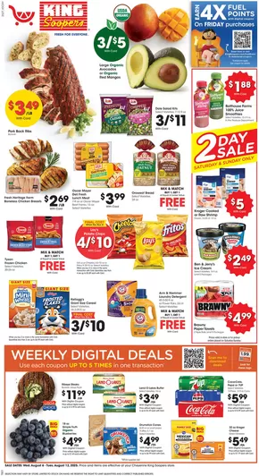King Soopers catalogue in Storrs Mansfield CT | Top deals and discounts | 2025-08-06T00:00:00.000Z - 2025-08-12T00:00:00.000Z