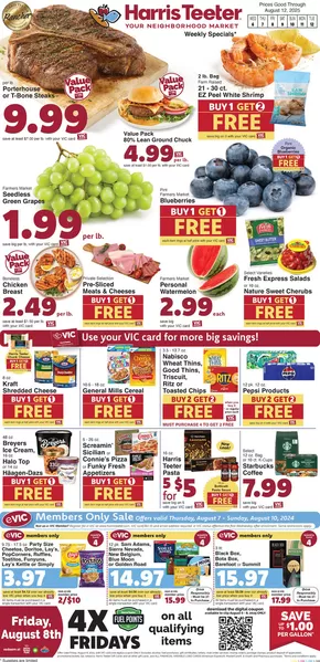 Harris Teeter catalogue in Boone NC | Current special promotions | 2025-08-06T00:00:00.000Z - 2025-08-12T00:00:00.000Z