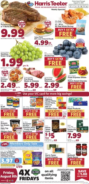 Harris Teeter catalogue in Boone NC | Our best deals for you | 2025-08-06T00:00:00.000Z - 2025-08-12T00:00:00.000Z