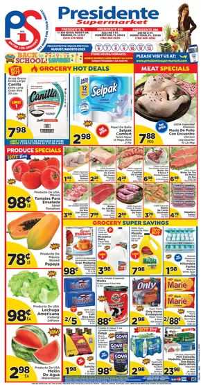 Presidente catalogue | Current bargains and offers | 2025-08-01T00:00:00.000Z - 2025-08-31T00:00:00.000Z