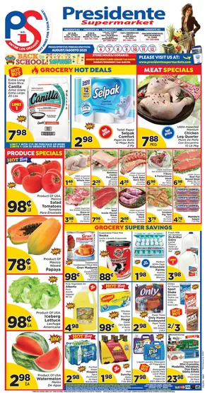 Presidente catalogue | Exclusive deals and bargains | 2025-08-01T00:00:00.000Z - 2025-08-31T00:00:00.000Z