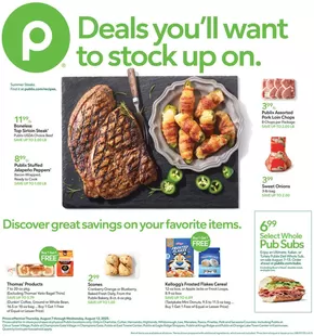 Publix catalogue in Hughes Springs TX | Discounts and promotions | 2025-08-06T00:00:00.000Z - 2025-08-12T00:00:00.000Z