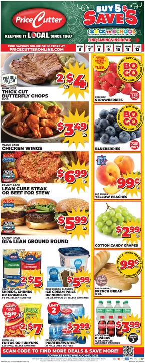 Price Cutter catalogue in Battle Ground WA | Price Cutter weekly ad | 2025-08-06T00:00:00.000Z - 2025-08-12T00:00:00.000Z