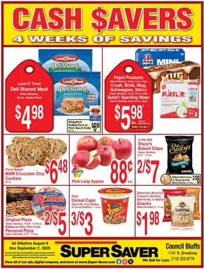 Super Saver catalogue in Inola OK | Great discounts on selected products | 2025-08-06T00:00:00.000Z - 2025-09-02T00:00:00.000Z