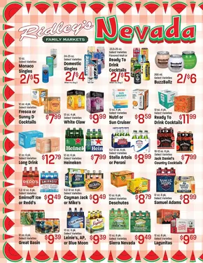 Ridley's Family Markets catalogue | Top deals for all customers | 2025-08-01T00:00:00.000Z - 2025-09-04T00:00:00.000Z