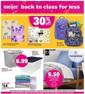Meijer catalogue in Granbury TX | Current bargains and offers | 2025-08-10T00:00:00.000Z - 2025-08-16T00:00:00.000Z