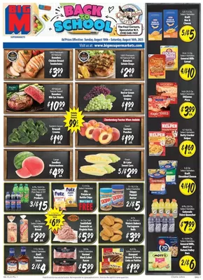 BigM Supermarkets catalogue in Ovid NY | New offers to discover | 2025-08-10T00:00:00.000Z - 2025-08-16T00:00:00.000Z