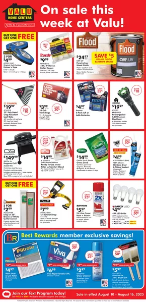 Valu Home Centers catalogue in Fortuna CA | Valu Home Centers weekly ad | 2025-08-10T00:00:00.000Z - 2025-08-16T00:00:00.000Z